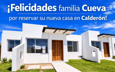¡Felicitaciones familia Cueva! Ya tienen su casa propia en Calderón 🏡